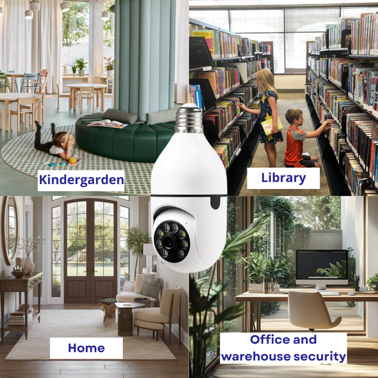 364 : Wireless screw camera for bulbs