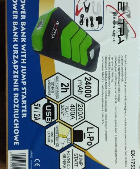 448 : Jump starter powerbank 24000 mah