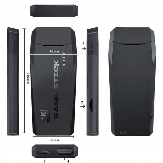 497 : Retro wireless game console