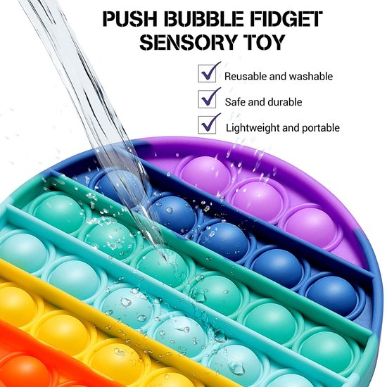 014 : Sensory toy stress push pop bubble fidget