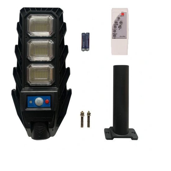 Lampa solarna z pilotem LED uliczna latarnia z czujnikiem ruchu