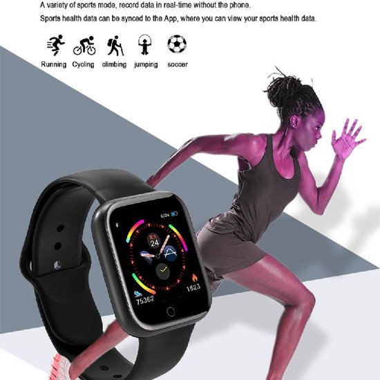 053 : Smartwatch D20S 2021 | Unisex, heart rate monitor, large display