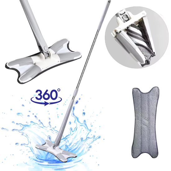 Obrotowy płaski mop 360°