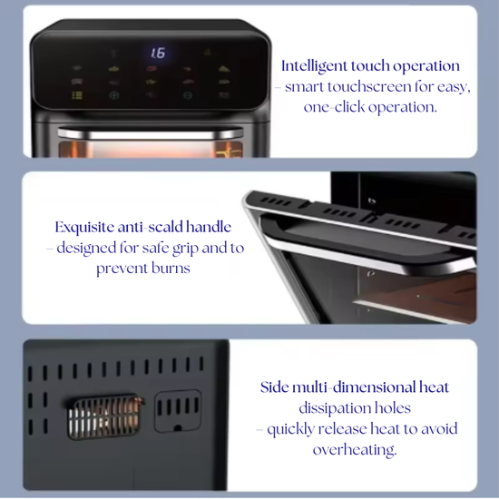 2121 : ADM Electric oven with touch screen 1350W