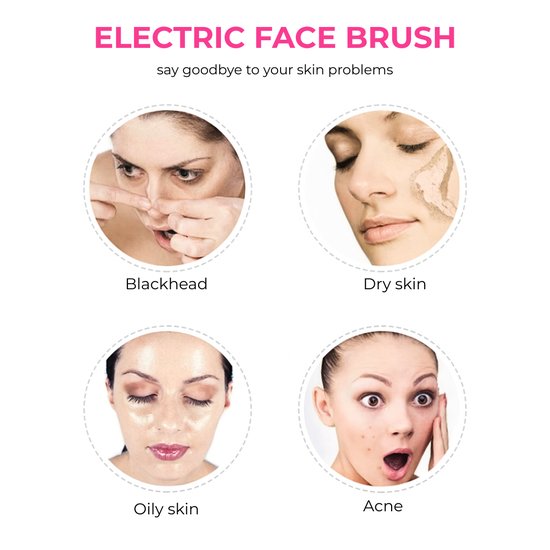 089 : 5-in-1 Electric facial brush | 5 Heads included