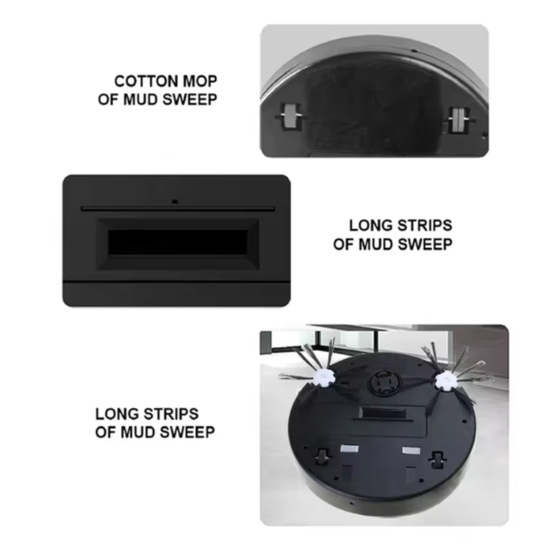 317 : Compact Robot Vacuum Cleaner for Pet Hair & Dust