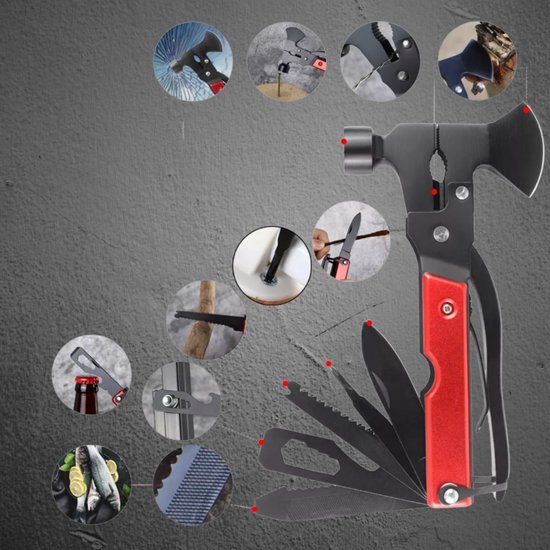 Wielofunkcyjna Siekiera Młotek 17-w-1