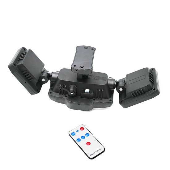 376 : Solar lamp 204 cob separate panel + remote control