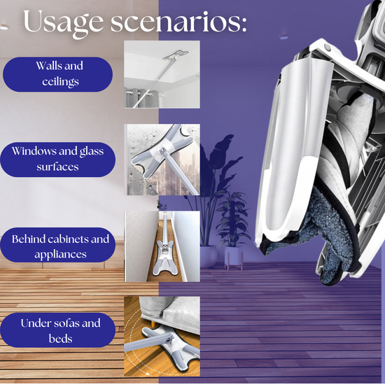 422 : 360° Rotating flat mop