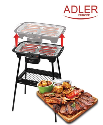 AD 6602 : Adler Grill electric with removable heater