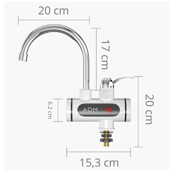 2084 : ADM Instant electric heating water faucet