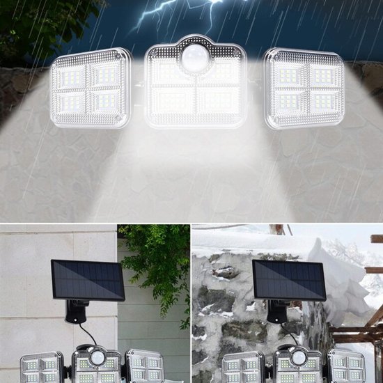 Solar Sensor Light With Remote Control