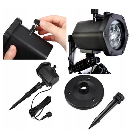 7059 : LED Snowflake Projection Lamp