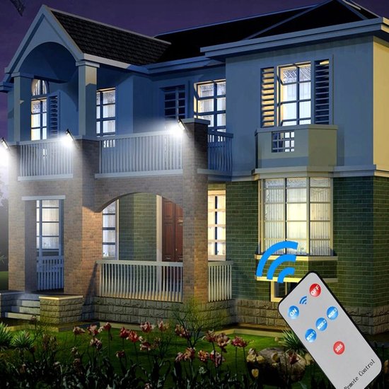 507 : Solar street lamp with motion sensor & remote control | 1,800 mAh