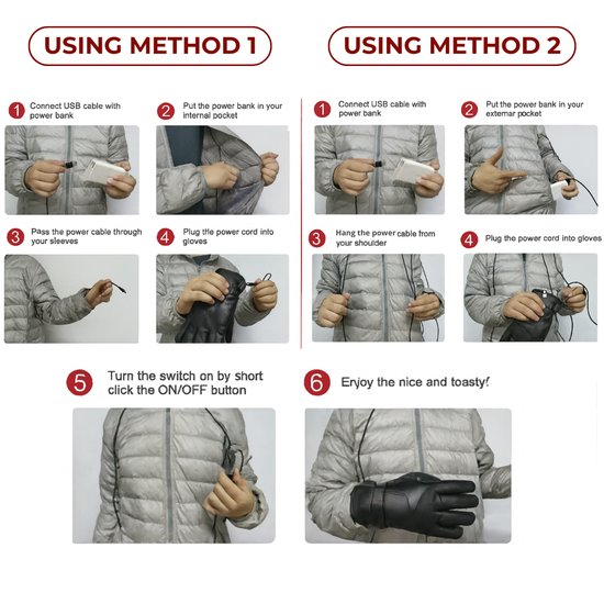 2081 : USB Heated Gloves