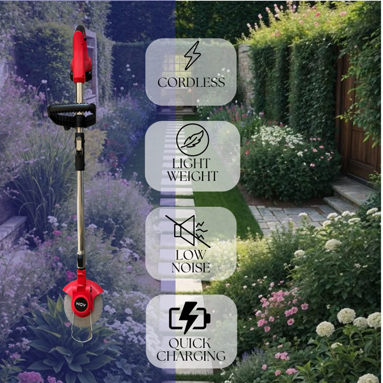 543 : ADM Cordless Lawn Trimmer + 2 batteries