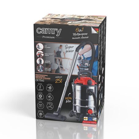 CR 7045 : Camry Prof. industrial vacuum cleaner with tool socket