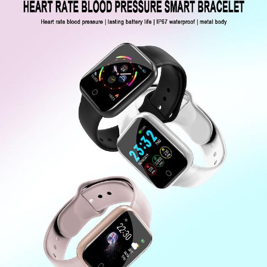 053 : Smartwatch D20S 2021 | Unisex, heart rate monitor, large display