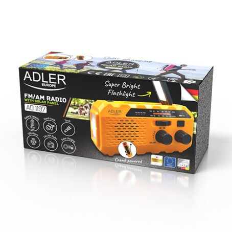 AD 1197 : Adler Crank powered Radio
