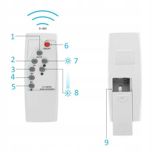 100 : 300w solar street lamp with remote led 3246