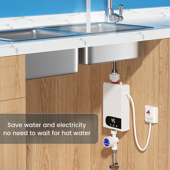 2228 : Instant Tankless Electric Water Heater – 3500W | Digital Display