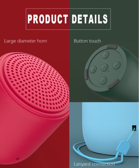 153 : Speaker kimiso m5 portable mini