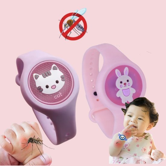 Pasek przeciw owadom różowy