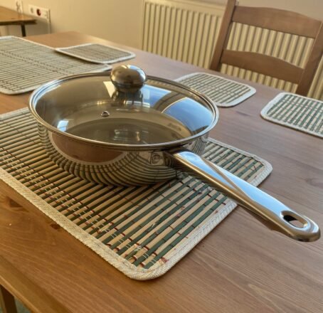 393 : ADM 12-pot stainless set with lids