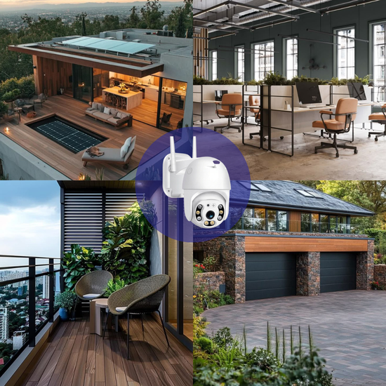 294 : Smart rotating outdoor IP camera | Full HD, night vision, waterproof