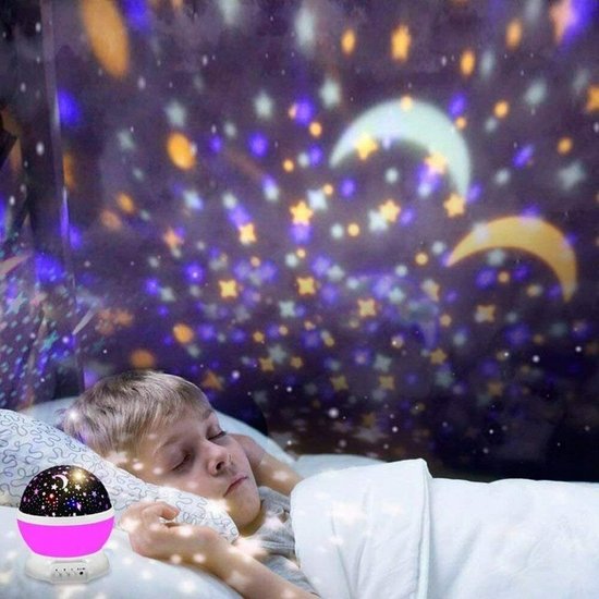 295 : ROTATING NIGHT LIGHT STAR PROJECTOR