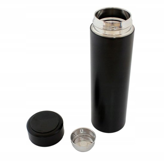 108 : Smart Thermal Bottle 500ml – LCD Temperature Display Thermos