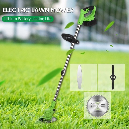 456 : ADM Cordless lawn trimmer with lithium battery | 2 lithium batteries