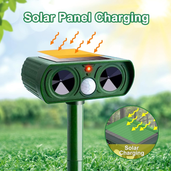 2242 : Solar Powered Ultrasonic Animal Repellent