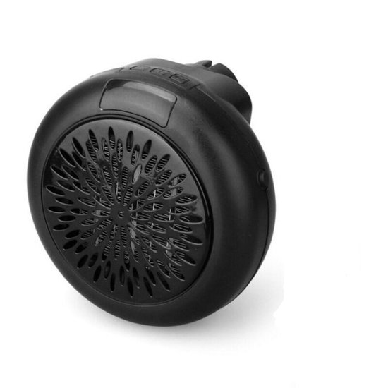 137 : Portable Wall Mini Electric Heater 900W with Remote Control-Black