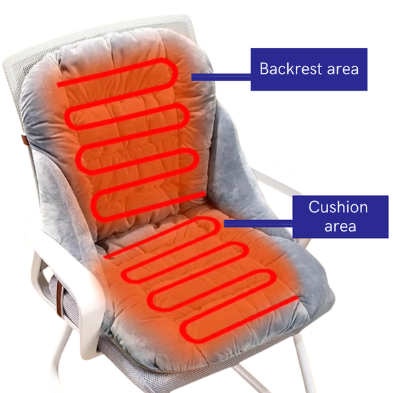 6002 : Premium heated chair cushion | 9 levels