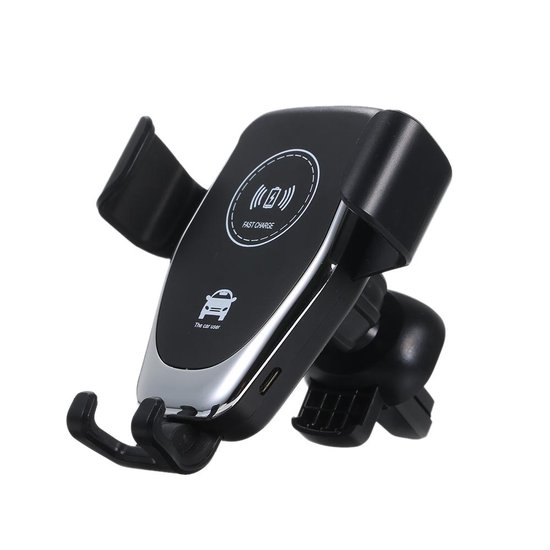 320 : CAR HOLDER WITH BUILT-IN INDUCTIVE CHARGER FAST CHARGE QI