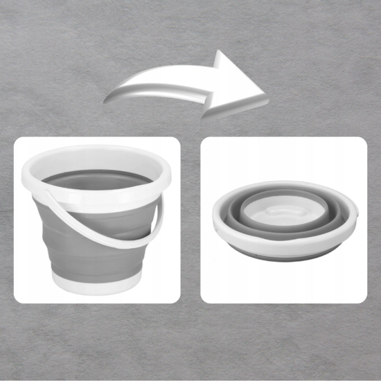 2049 : Collapsible Silicone Bucket