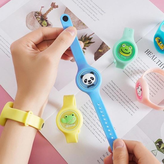 064-5 : Watch band for children mosquito against - blue