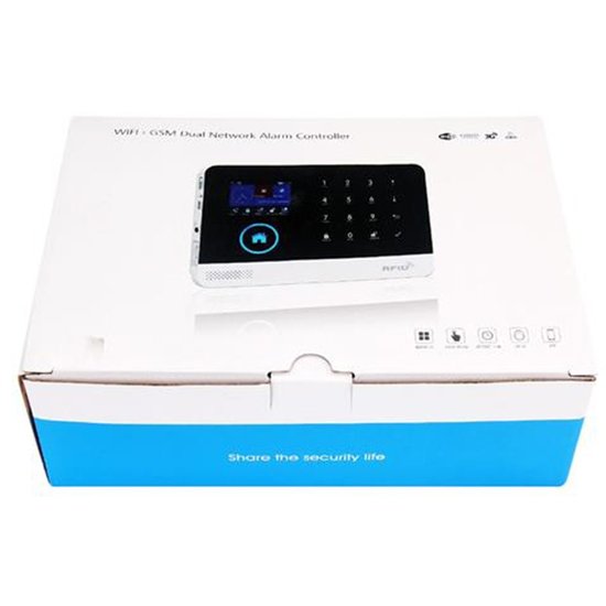 355 : Alarm kit 2G gsm + wifi wireless alarm