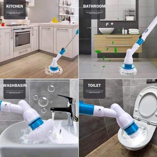 Bezprzewodowa elektryczna szczotka do czyszczenia hurricane spin