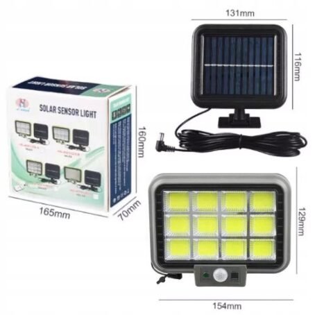 476 : Solar LED Street Lamp with Motion Sensor & Remote Control