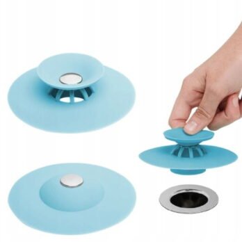 158 : 2-in-1 Silicone Sink S topper with Strainer
