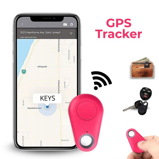 Lokalizator GPS czasu rzeczywistego-różowy