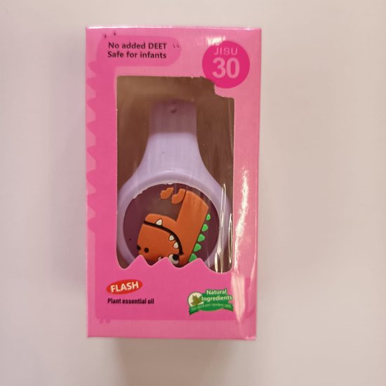 064-3 : Watch band for children mosquito against - violet