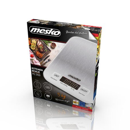 MS 3169 : Mesko Kitchen scale – INOX