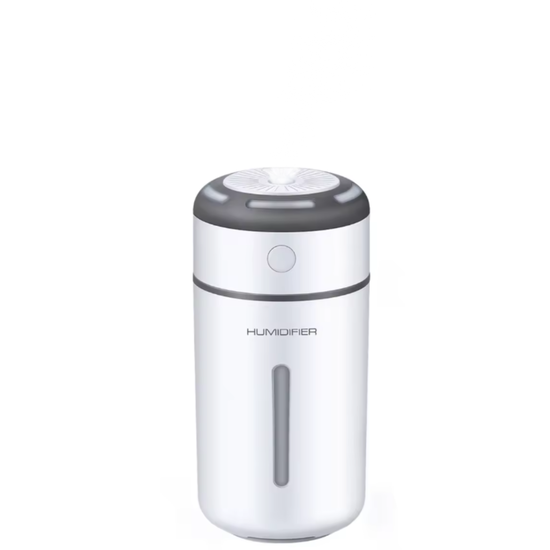 141-3 : Portable 230ml Car Air Humidifier and LED Purifier-  White