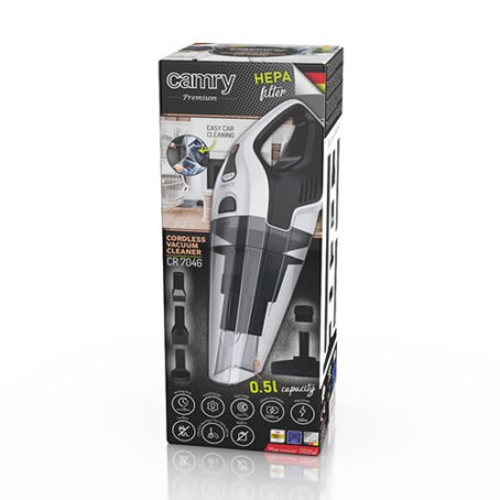 CR 7046 : Camry Cordless Bagless Vacuum Cleaner