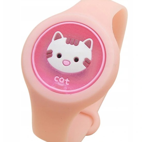 064-8 : Watch Band For Children Mosquito against - light pink