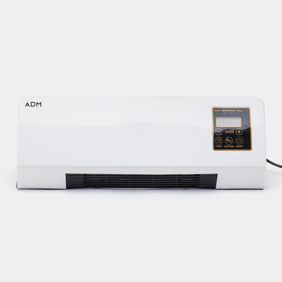 2069 : ADM Wall-mounted heater & cooler fan with remote control