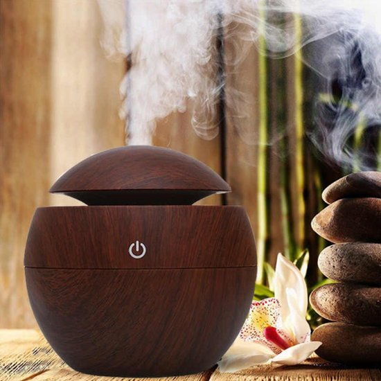 113 : AIR HUMIDIFIER DIFFUSER USB AROMATHERAPY 3 Colors Available